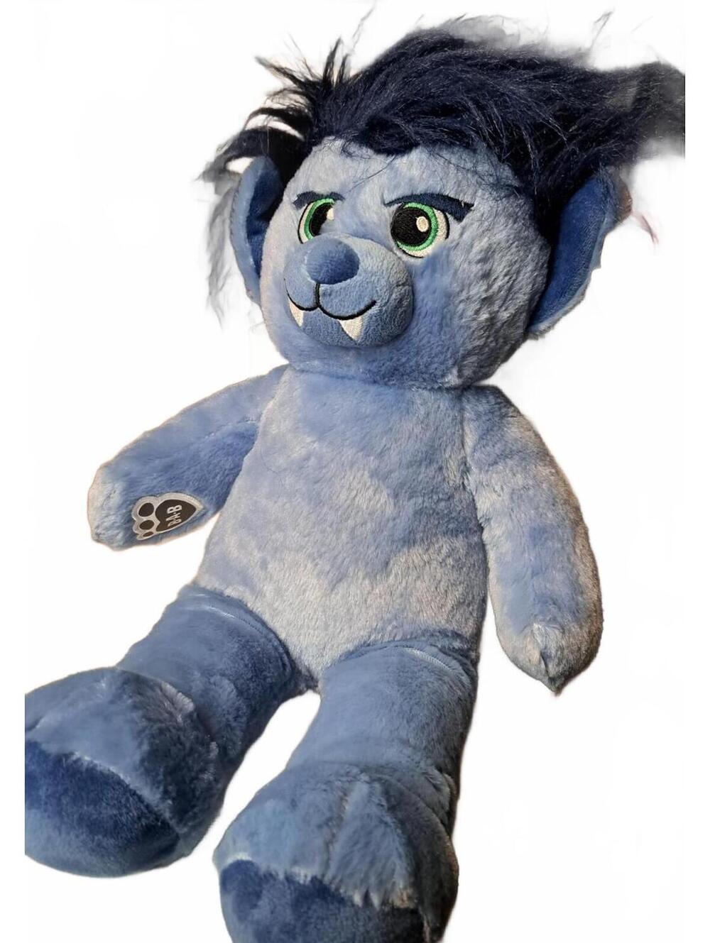 Build-A-Bear Limited Edition 2017 Blue Vampire Teddy Plush